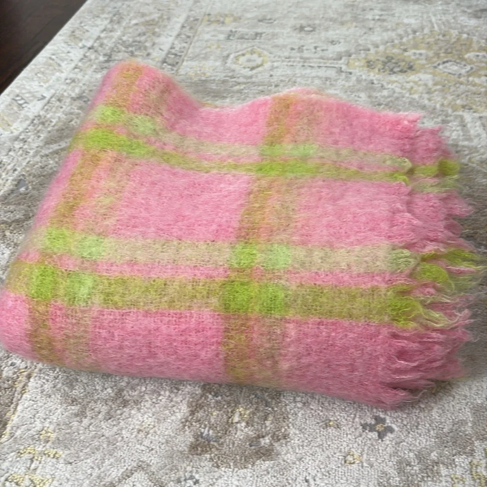 Donegal Design Hand Woven Mohair Throw
